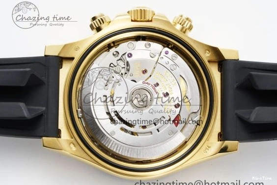 MiroTime 0429 Daytona 116518 BTF 1:1 Best Edition Paul Newman Black YG Dial on Oysterflex Rubber Strap SA4130 V Modern 2259